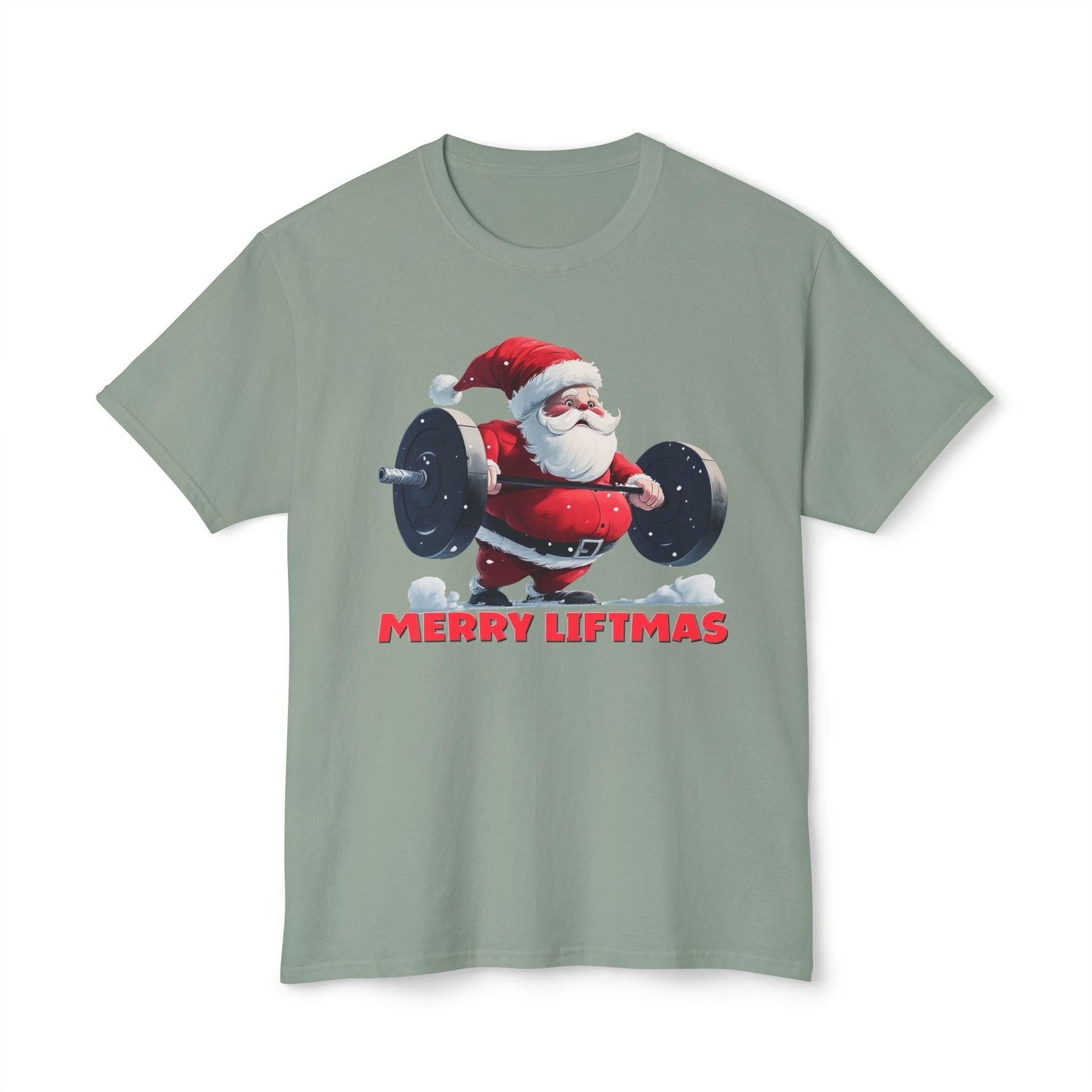Christmas Liftmas Santa T-Shirt