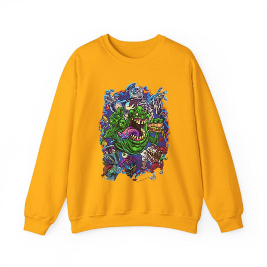 Ghost Busters Unisex Sweatshirt, Ghost and Ghouls, Halloween Crewneck Jumper, Spooky Pullover, Supernatural Sweater, Paranormal Clothing,