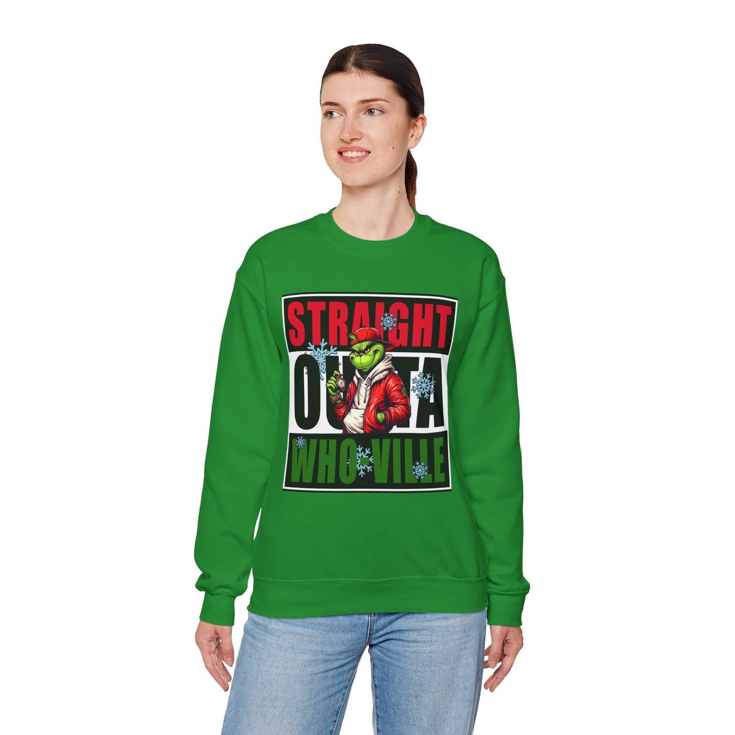 Grinch Straight Outta Whoville Sweatshirt