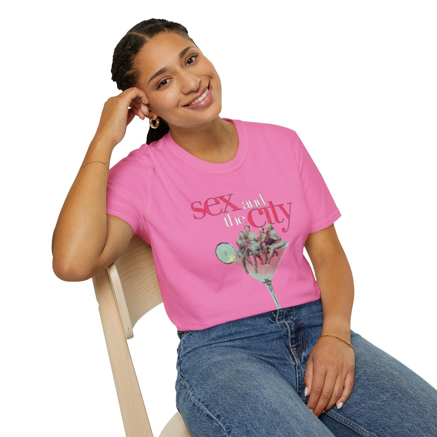 Sex and the City Unisex T-Shirt, Carrie Bradshaw Tee, TV Show Fan Shirt, Vintage Graphic Tee, Pop Culture Gift