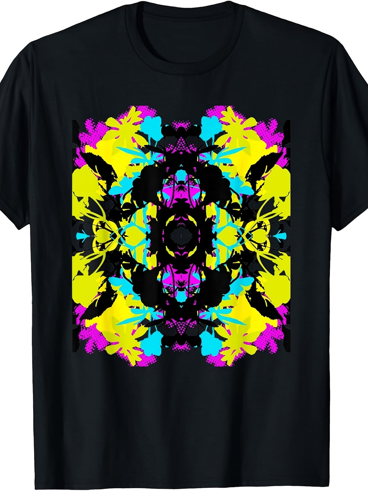 KALEIDOSCOPE Colorful Optical Reflecting Shapes Pattern GIFT T-Shirt