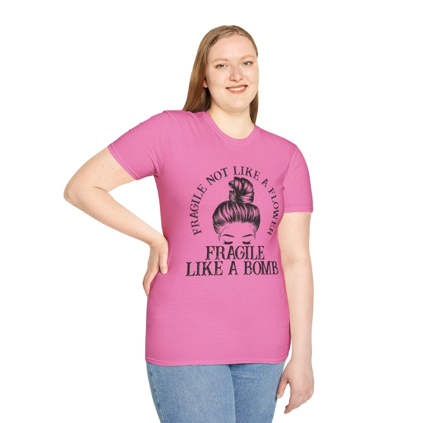 Empowering Quote T-Shirt, Feminist Tee, Gift for Her, Softstyle Graphic Top, Casual Wear, Birthday Present