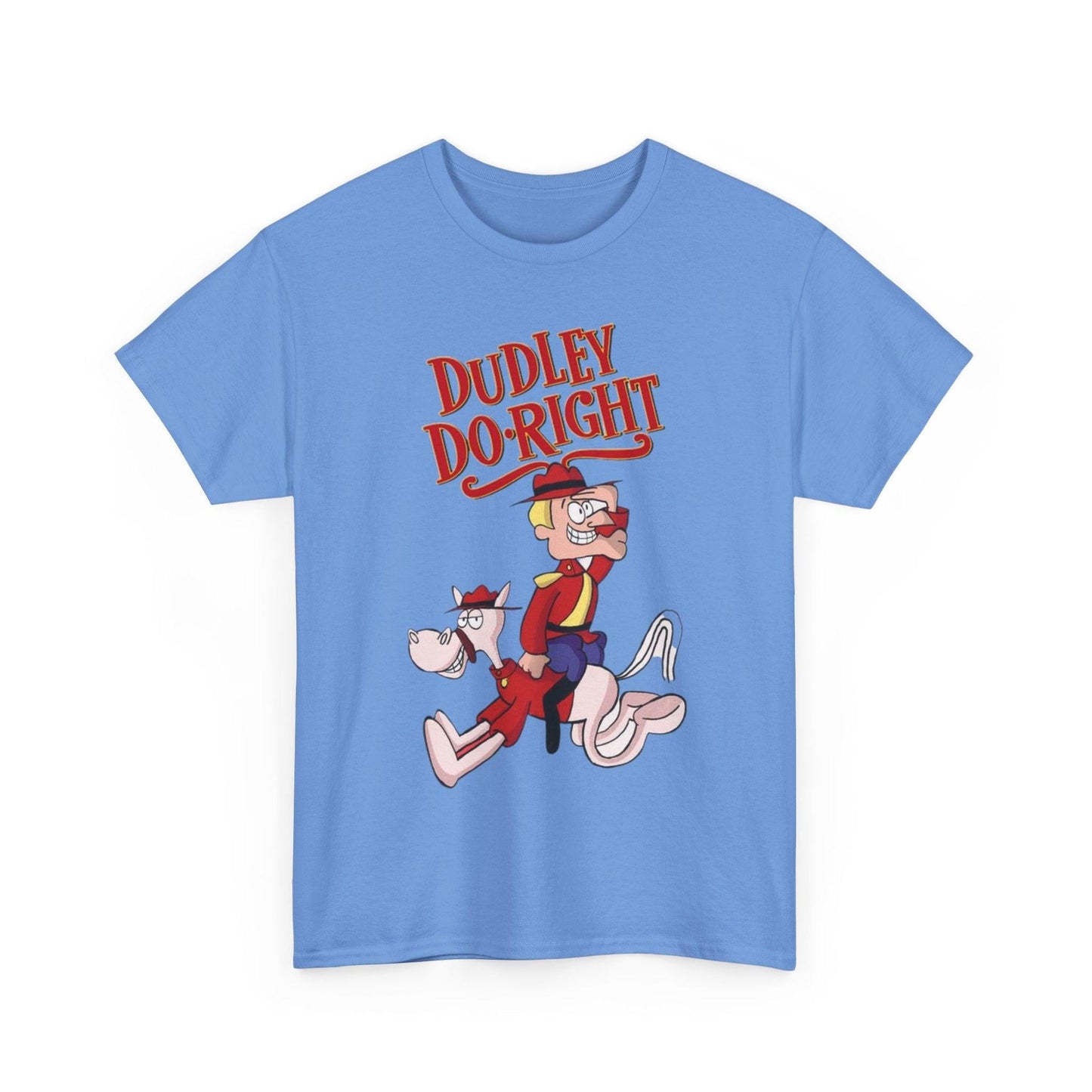 Dudley Do-Right Funny Tee, Cartoon Character T-Shirt, Graphic Tee Shirt, Retro Cartoon Tee, Vintage TV Show Shirt