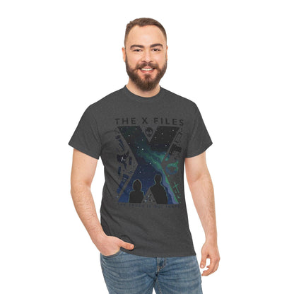 X-Files Tee, Sci-Fi Fan Gift, Mulder and Scully Shirt, UFO Conspiracy Theory Top, Pop Culture T-Shirt, Unisex Cotton Tee