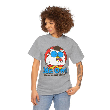 Vintage Owl T-Shirt, Retro Graphic Tee, Nostalgic Cotton Shirt, Classic Old TV Ad, Funny Bird Top
