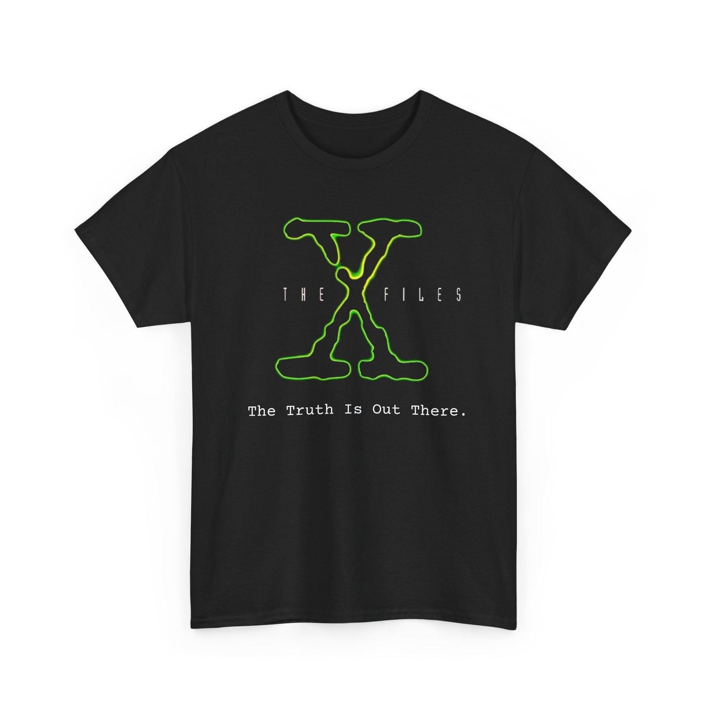 X-Files T-Shirt for True Crime Fans, UFO Enthusiasts, Paranormal Investigators - Aliens, Roswell, Mulder and Scully, Unisex Tee, Heavy