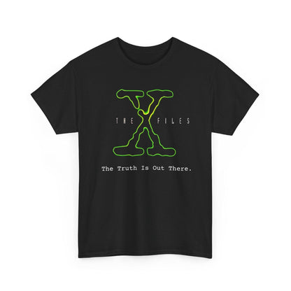 X-Files T-Shirt for True Crime Fans, UFO Enthusiasts, Paranormal Investigators - Aliens, Roswell, Mulder and Scully, Unisex Tee, Heavy