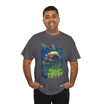 Tales from the Crypt Tee, Unisex Cotton Shirt, Horror Movie Lover Gift, Gothic Graphic Tshirt, Halloween Costume Top, Spooky Vintage Print,