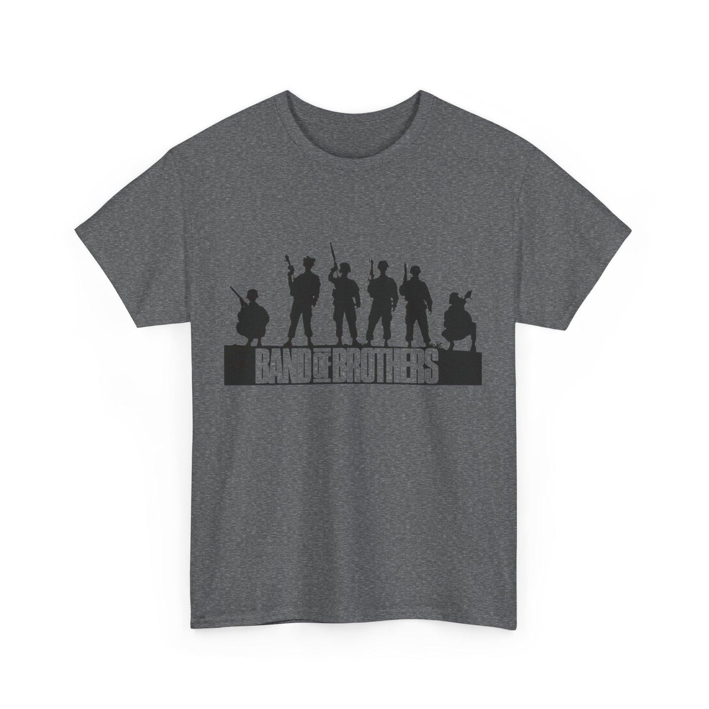 Band of Brothers Unisex Heavy Cotton Tee, Men's Graphic Tee, Women's Vintage T-Shirt, Retro Gift Shirt, Military History Top
