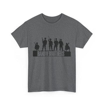 Band of Brothers Unisex Heavy Cotton Tee, Men's Graphic Tee, Women's Vintage T-Shirt, Retro Gift Shirt, Military History Top
