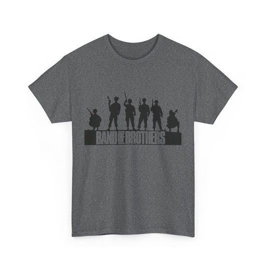 Band of Brothers Unisex Heavy Cotton Tee, Men's Graphic Tee, Women's Vintage T-Shirt, Retro Gift Shirt, Military History Top