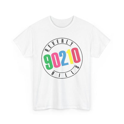 Vintage 90s Beverly Hills 90210 T-Shirt - Retro Neon TV Show Graphic Tee - Unisex Soft Cotton