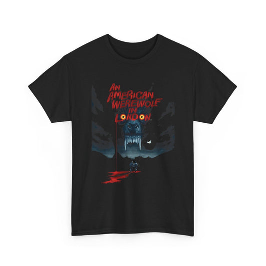 American Werewolf in London Tee, Classic Film Shirt, Unisex Cotton Top, Vintage Horror Tee, Horror Movie T-Shirt