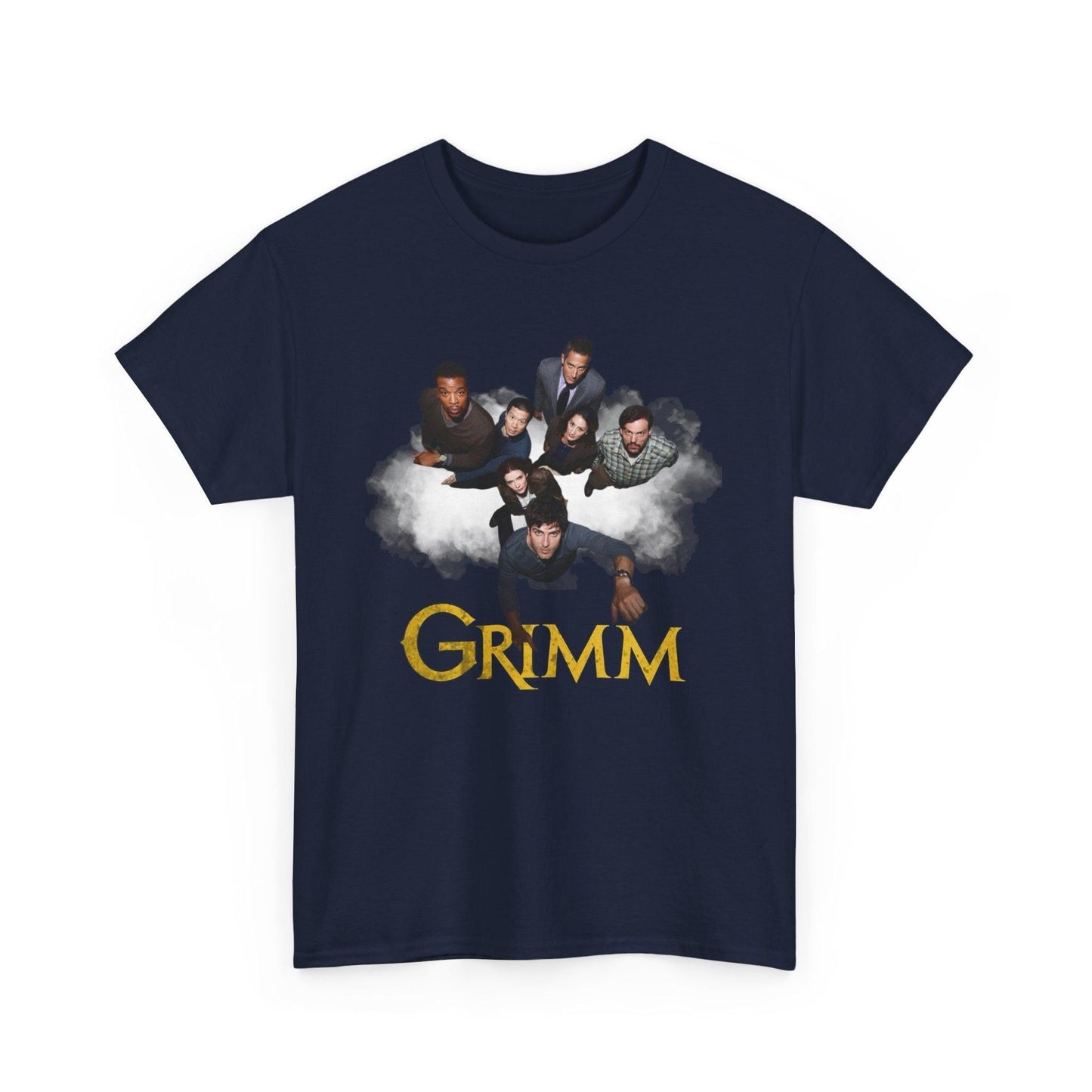 Grimm Unisex Tee, Classic Cotton Shirt, Fantasy Lover Gift, Minimalist Graphic Tee, Unisex Graphic Shirt, TV Show Fan Shirt,