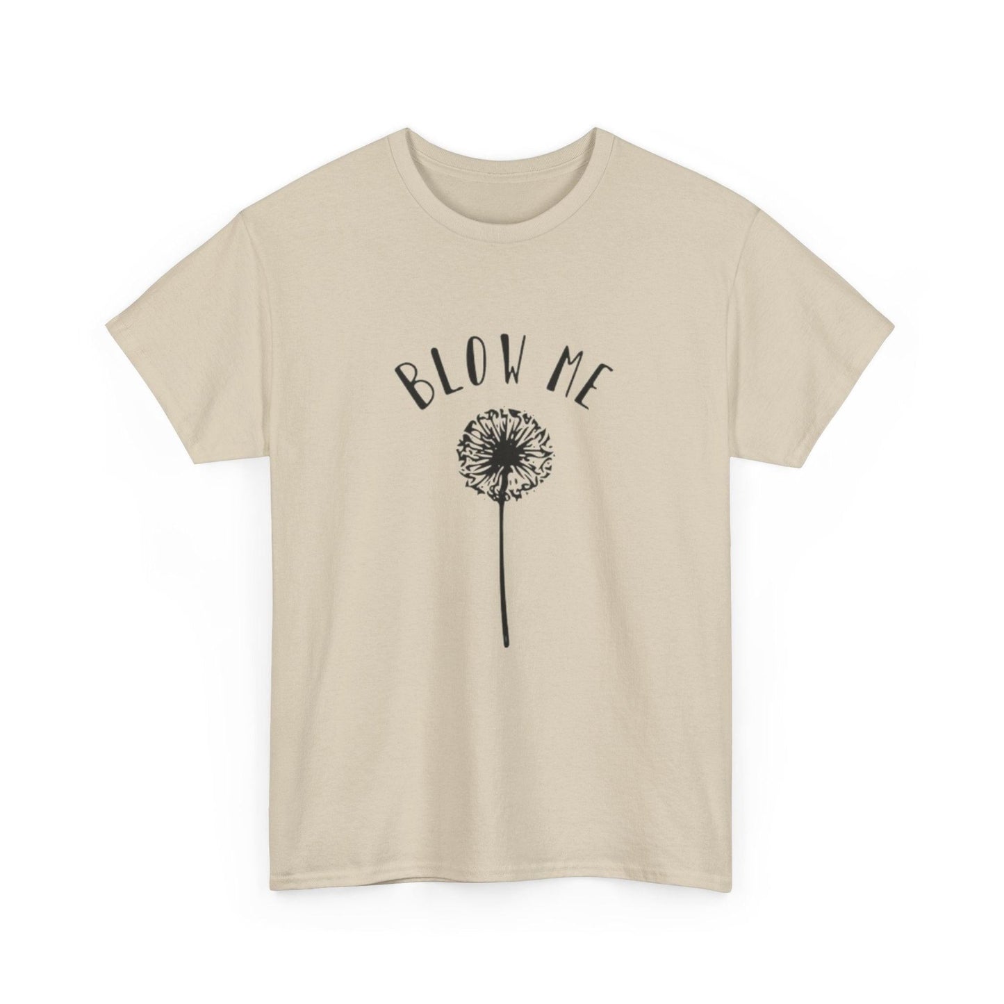 Dandelion Blow Me Tee, Unisex Graphic Shirt, Botanical Nature Top, Flower Lover Gift, Gardener T-Shirt, Floral Print Apparel
