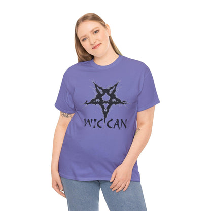 Wiccan Pentagram Tee, Unisex Shirt, Pagan Symbol Top, Witchcraft Clothing, Occult Graphic Tshirt, Spiritual Apparel