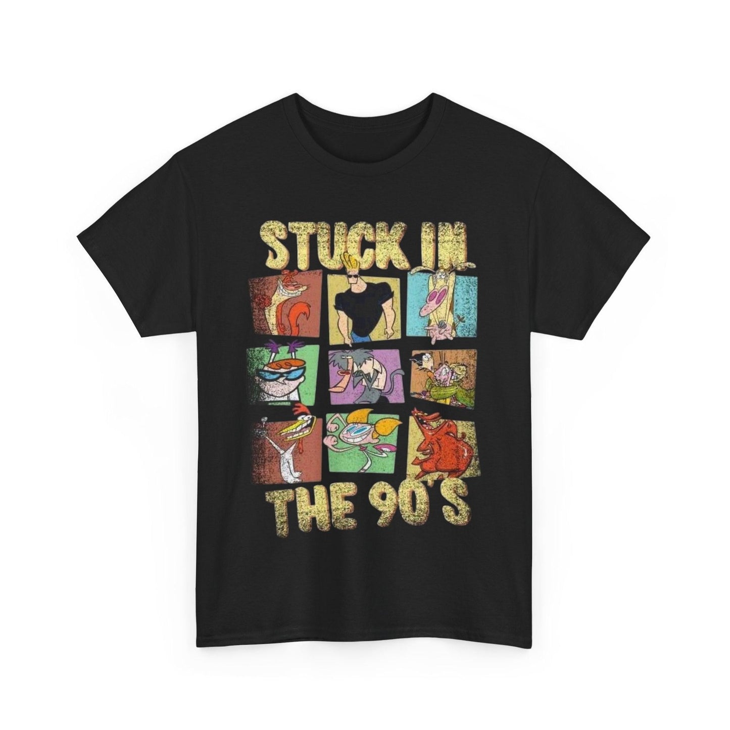 Vintage Cartoon Lover Unisex Tee, 90s Nostalgia Shirt, Retro Cartoon Fan Tshirt, Funny Graphic Tee, Throwback Cartoon Tee, Classic Cartoon
