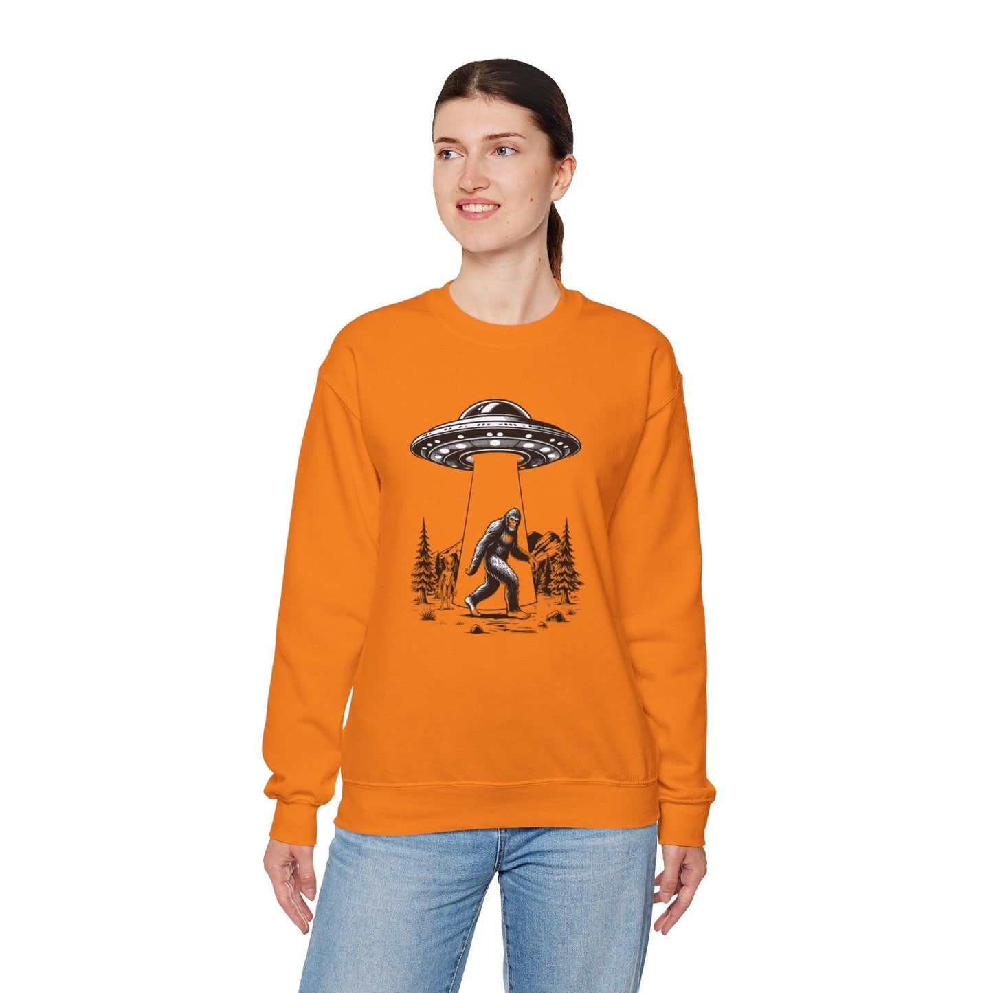 Bigfoot and Alien Sweatshirt