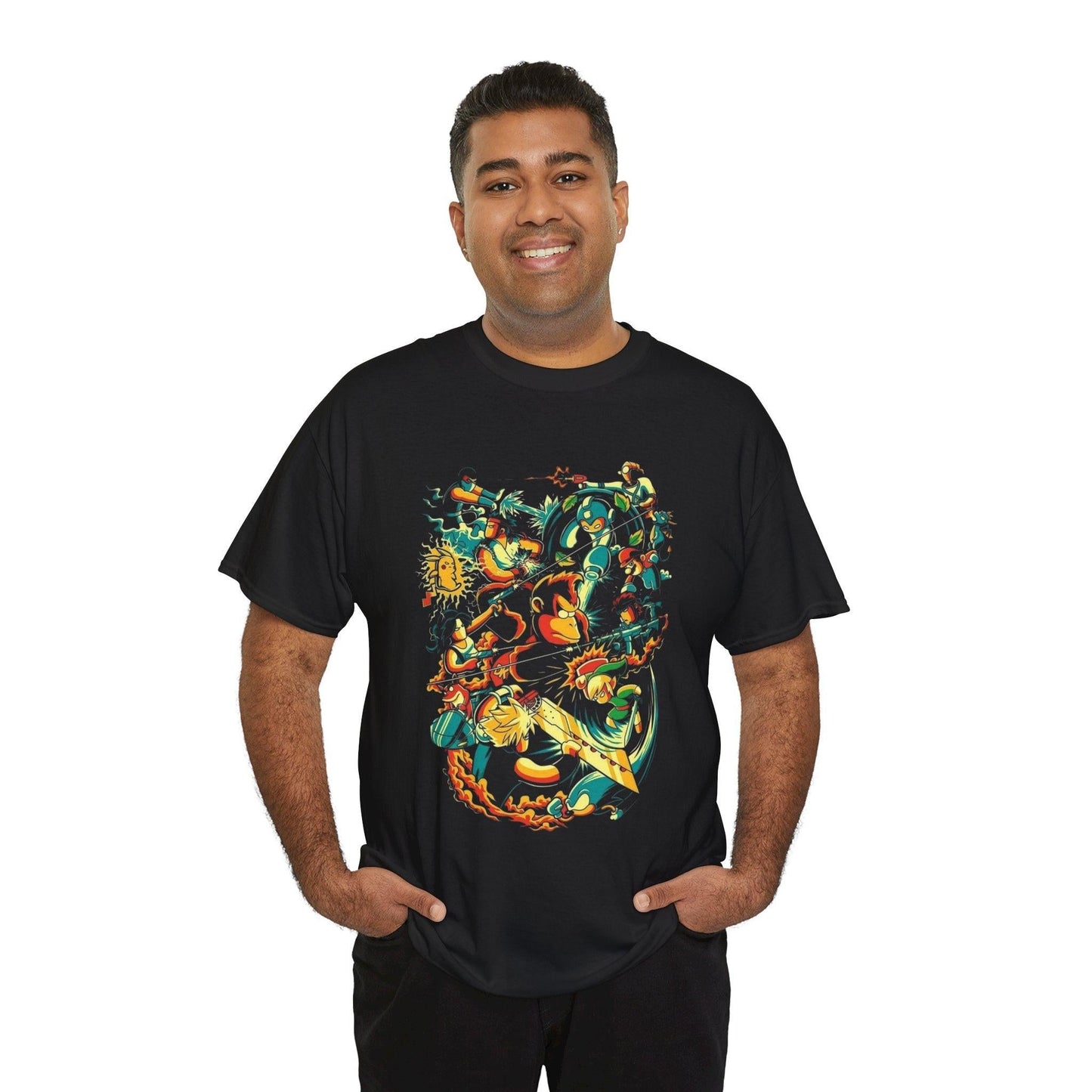 Super Mash Mania Tee, Video Game T-Shirt, Gamer Gift, Retro Gaming Shirt, Geek Clothing, Pop Culture Top