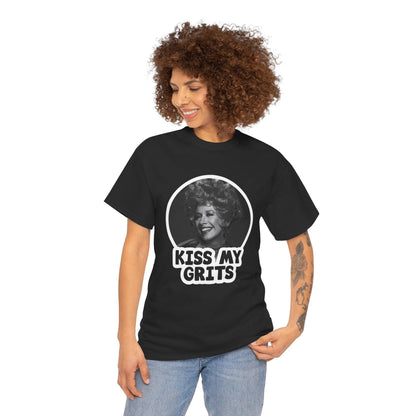 Kiss My Grits Retro T-Shirt, Unisex Tee, Vintage Alice TV Show Apparel, Flo Quote Shirt, Funny Graphic Tee