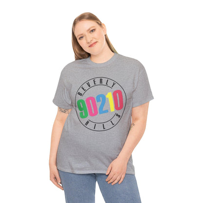 Vintage 90s Beverly Hills 90210 T-Shirt - Retro Neon TV Show Graphic Tee - Unisex Soft Cotton