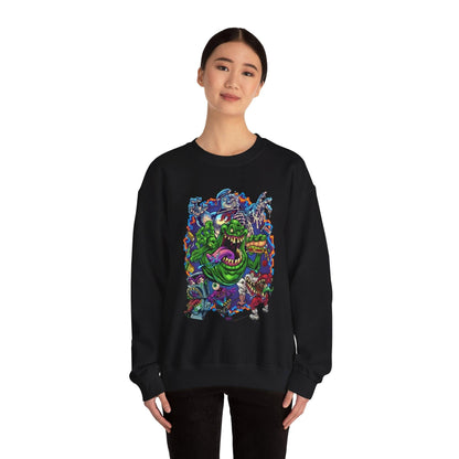 Ghost Busters Unisex Sweatshirt, Ghost and Ghouls, Halloween Crewneck Jumper, Spooky Pullover, Supernatural Sweater, Paranormal Clothing,