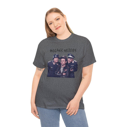 Vintage Hogan's Hero Unisex Heavy Cotton Tee Shirt, TV Show Fan Gift, Retro Military Comedy Apparel, Classic War Series TShirt, Soldier