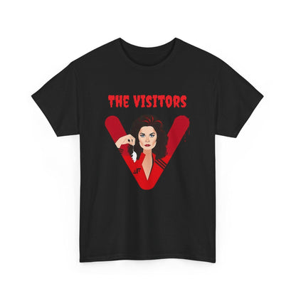 V Reptilian Series Tee, Sci-Fi Alien Invasion Graphic Shirt, Gift for Fans, Alien TV Show Tee, Vintage Retro Distressed