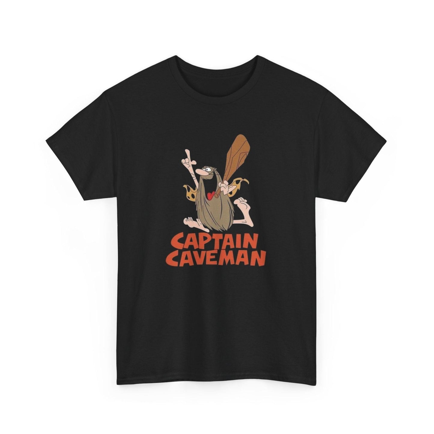 Captain Caveman Graphic Tee - Fun Retro Cartoon Unisex Shirt, Vintage Cartoon Character Top, Animated TV Show Tee, Unique Gift Shirt,