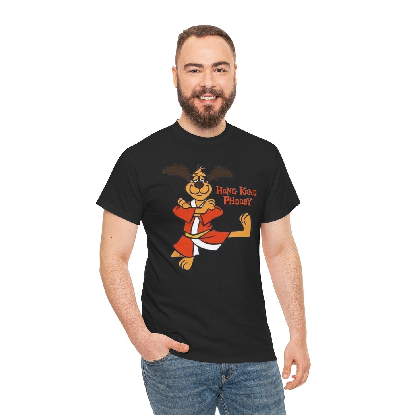 Hong Kong Phooey Tee, Cartoon Tee Shirt, Retro Tee, Cotton T-Shirt, Vintage T-Shirt, 70s Cartoon Shirt, Unisex Shirt