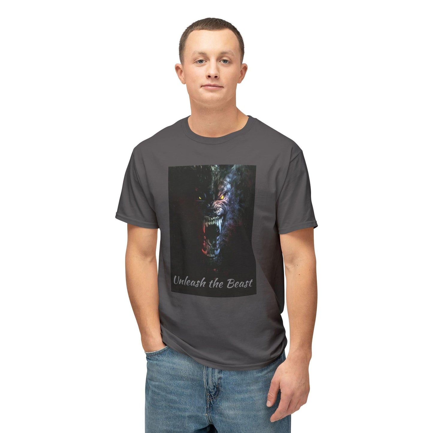 Werewolf Unleash the Beast T-shirt, Halloween Wolf Tee, Animal Lover Gift, Full Moon Shirt, Spooky Apparel