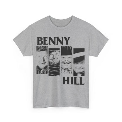 Benny Hill Unisex Tee, Funny Graphic T-Shirt, Vintage TV Show Shirt, Retro Comedy Gift, Classic British Comedian Top