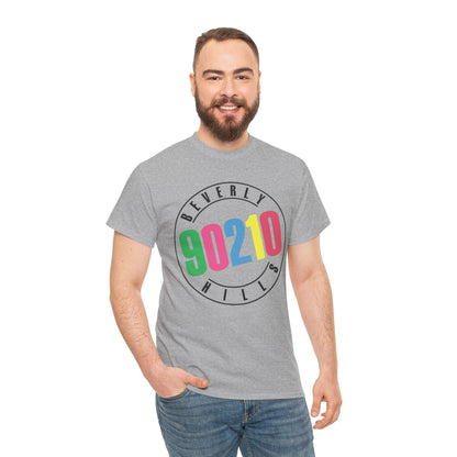Vintage 90s Beverly Hills 90210 T-Shirt - Retro Neon TV Show Graphic Tee - Unisex Soft Cotton