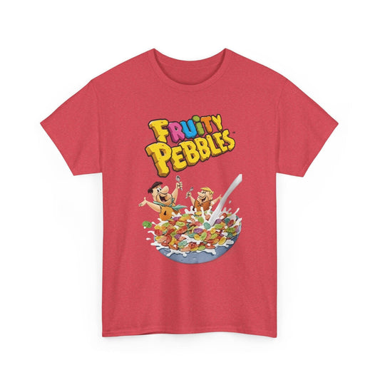 Fruit Pebbles Tee, Cereal Lovers Shirt, Breakfast Graphic T-Shirt, Foodie Gift, Unisex Cotton Top, Colorful Tee, Fun Tee for Brunch