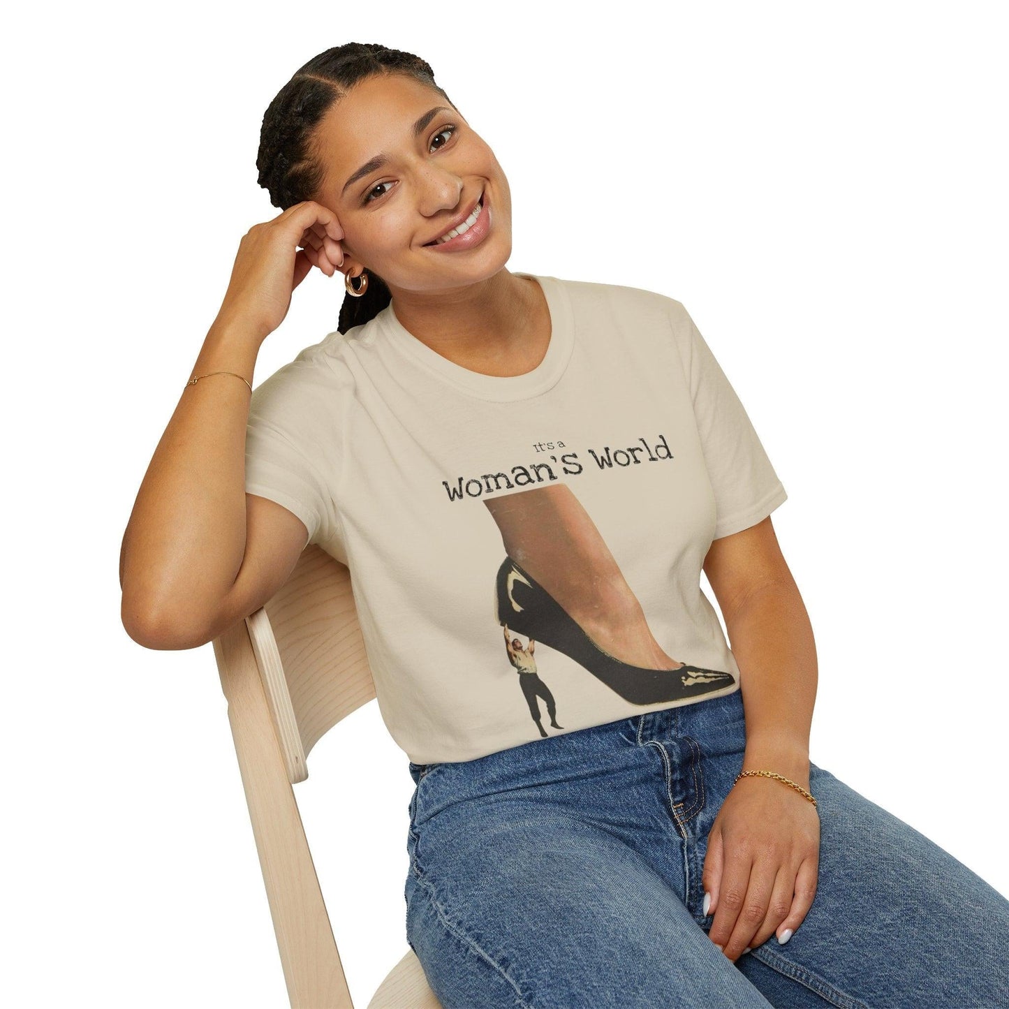 Its a Womans World Tee, Empowering Women's T-Shirt, Feminist Apparel, Gift for Her, Casual Wear, Self-Love Clothing, Women's Rights Merch