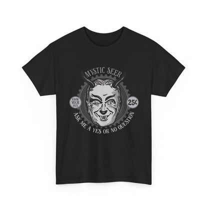Mystic Seer T-Shirt, Fortune Teller Shirt, Boho Crystal Ball Tee, Tarot Card Reader Top, Occult Mystic Shirt