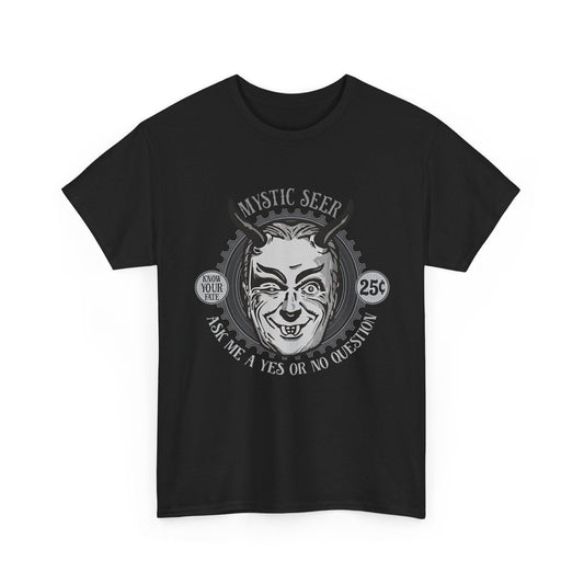 Mystic Seer T-Shirt, Fortune Teller Shirt, Boho Crystal Ball Tee, Tarot Card Reader Top, Occult Mystic Shirt