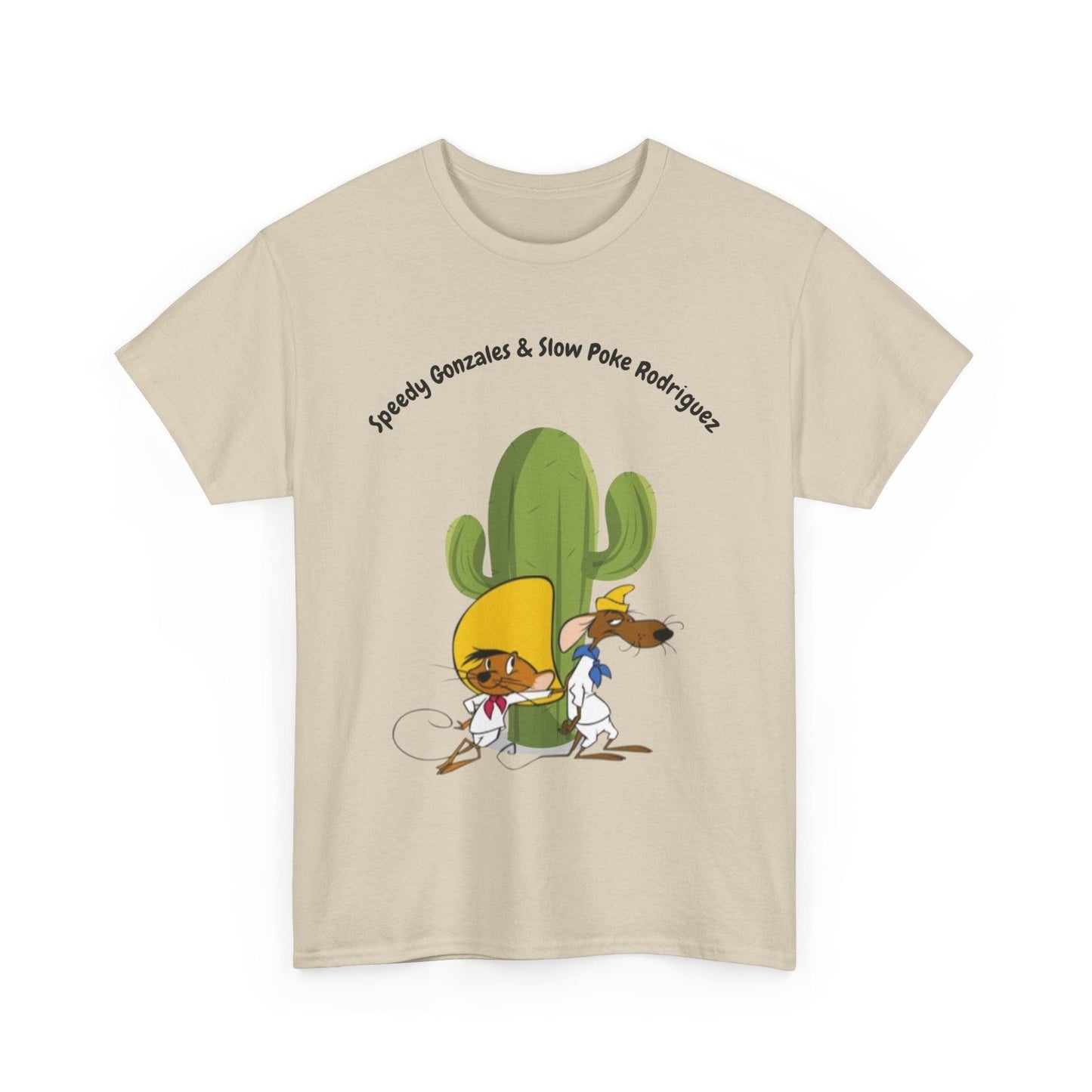 Speedy Gonzales & Slowpoke Rodriguez Tee, Cartoon Duo T-Shirt