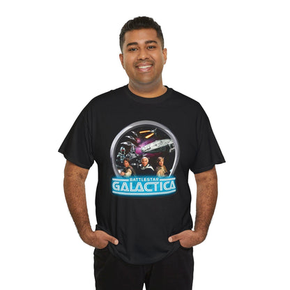 Battlestar Galactica Tee, Sci-Fi Graphic T-Shirt, Space Fan Apparel, Unisex Top, Geek Gift, TV Show Merch