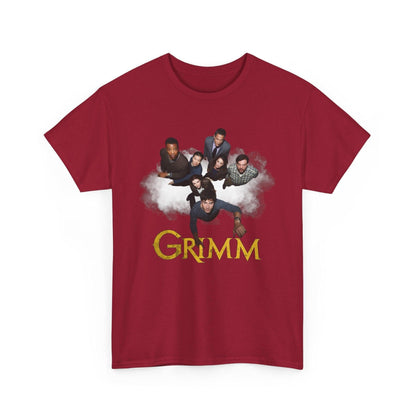 Grimm Unisex Tee, Classic Cotton Shirt, Fantasy Lover Gift, Minimalist Graphic Tee, Unisex Graphic Shirt, TV Show Fan Shirt,