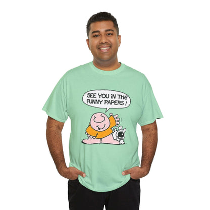 Ziggy Cartoon Unisex Tee, Comic Strip Graphic Shirt, Funny Pages Nostalgia Top, Gift for Cartoon Lovers, Comic Character Tshirt, Newspaper