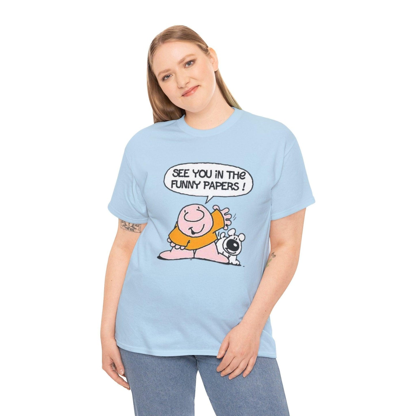 Ziggy Cartoon Unisex Tee, Comic Strip Graphic Shirt, Funny Pages Nostalgia Top, Gift for Cartoon Lovers, Comic Character Tshirt, Newspaper
