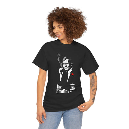 X-Files Smoking Man Tee, Unisex Shirt, Mulder and Scully Fan Gift, Sci-Fi TV Merch, Conspiracy Theory Top
