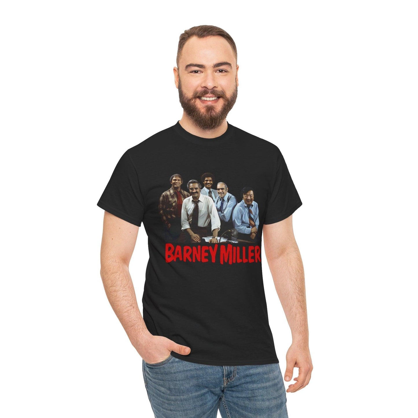 Barney Miller Retro TV Show T-Shirt, 70s Sitcom Tee, Vintage Police Comedy Shirt, Funny NYPD Detective Gift