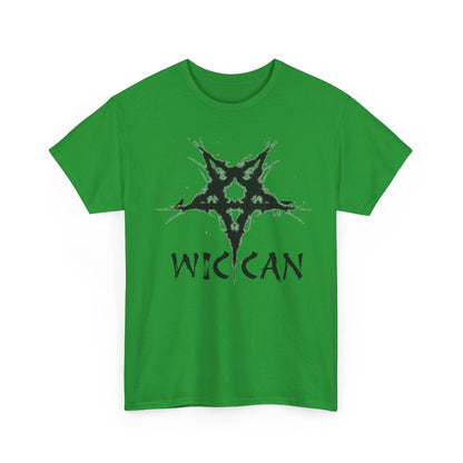 Wiccan Pentagram Tee, Unisex Shirt, Pagan Symbol Top, Witchcraft Clothing, Occult Graphic Tshirt, Spiritual Apparel