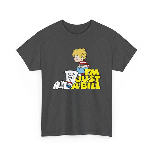 Retro Bill Graphic Tee, Funny Unisex Shirt, Vintage Style T-Shirt, 90s Nostalgia Top, Humorous Cotton Tee