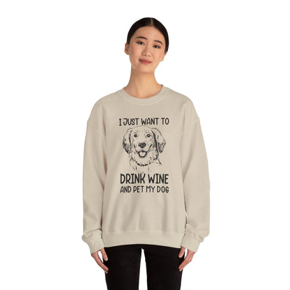 Wine Lover Sweatshirt - Unisex Heavy Blend Crewneck