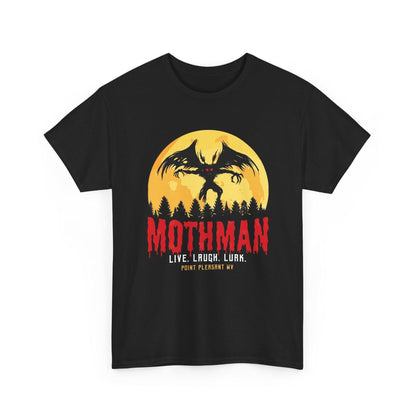 Moth Man Tee, Cryptid Shirt, Unisex Moth Tee, Paranormal Clothing, Mothman Shirt