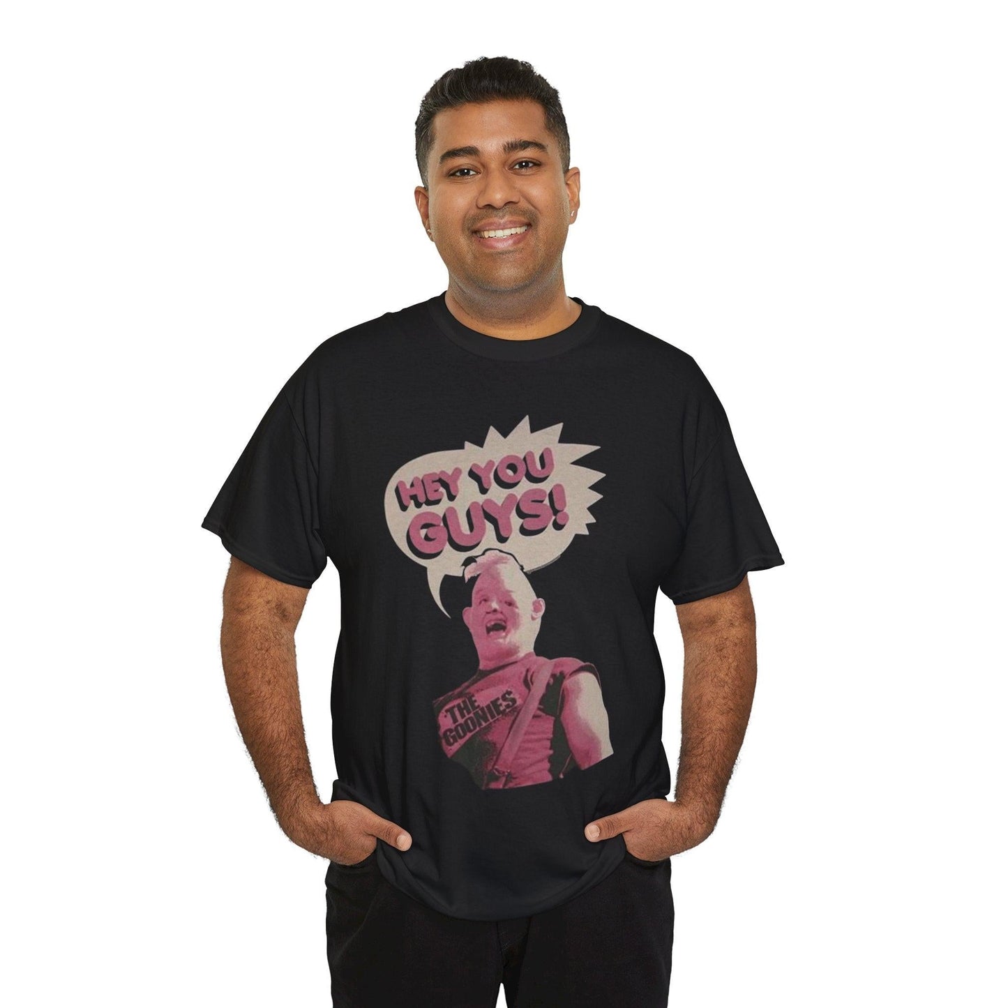 Sloth Graphic Tee, Unisex Shirt, Hey you Guys, Goonies Movie, Cute Animal Shirt, Funny Quote Tee
