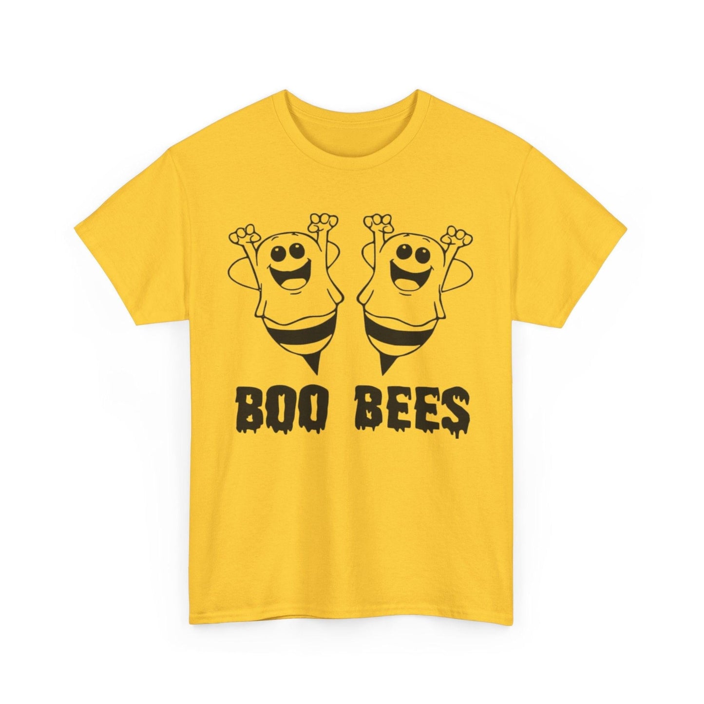 Boo Bees Halloween Tee, Funny Ghost T-Shirt, Unisex Cotton Tee, Spooky Season Apparel, Halloween Party Shirt, Unique Gift Idea